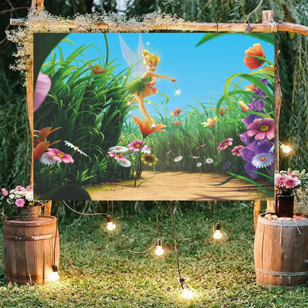 Fairy Free Tinkerbell Flower Happy Birthday Photography Children Backdrop Background Banner Poster Kids Party Decoration Party
Fairy Free Tinkerbell Flower Happy Birthday Photography Children Backdrop Background Banner Poster Kids Party Decoration Party