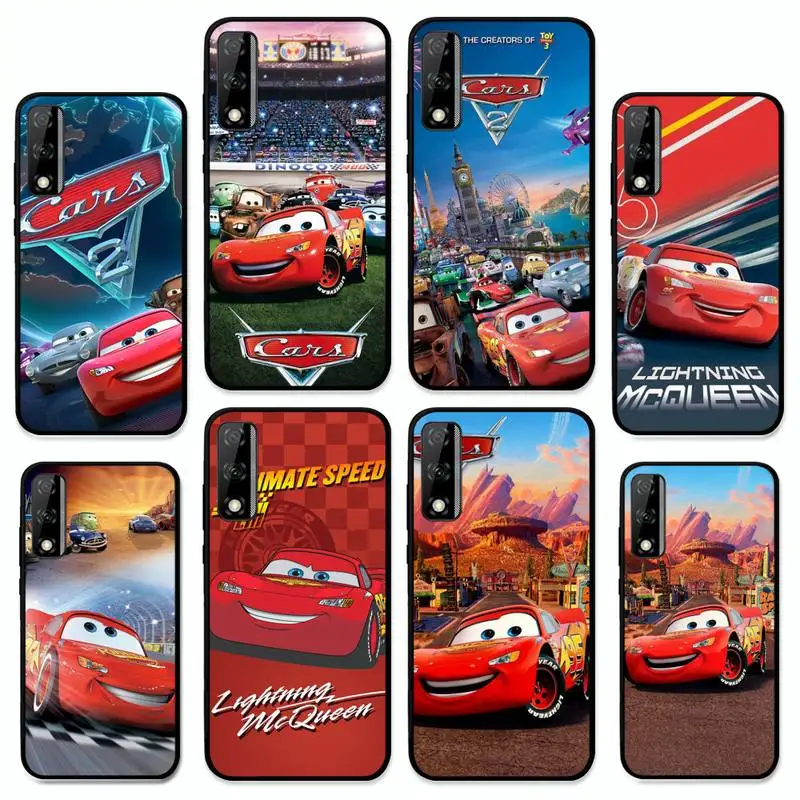 

Disney Cars Lightning McQueen 95 Phone Case for Huawei Y 6 9 7 5 8s prime 2019 2018 enjoy 7 plus