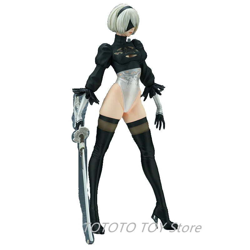 

Anime NieR Automata YoRHa No.2 Type B 2B with POD DX Ver. PVC Action Figure Statue Collectible Model Toys Doll Gifts