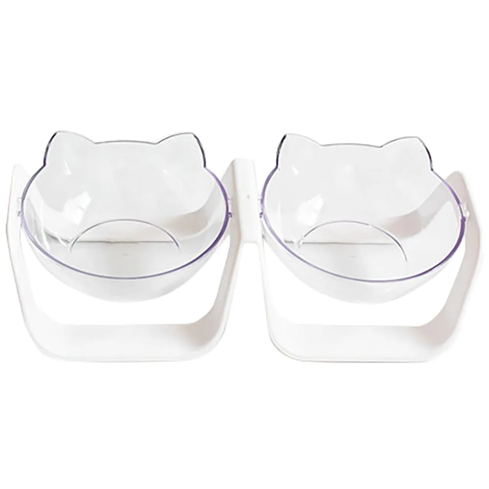 Cute Transparent Cat-Ear-Shaped Food Water Bowl Detachable Adjustable Cat Bowl Tilted Raised Cat Dish Bowl
Cute Transparent Cat-Ear-Shaped Food Water Bowl Detachable Adjustable Cat Bowl Tilted Raised Cat Dish Bowl