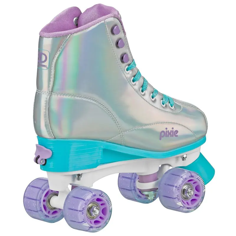 Smooth-Rolling, Adjustable-Sizing Pixie Holographic Roller Skates - Get Ready to Glide! (Fits Youth Shoe Sizes 3 through 6)
Smooth-Rolling, Adjustable-Sizing Pixie Holographic Roller Skates - Get Ready to Glide! (Fits Youth Shoe Sizes 3 through 6)