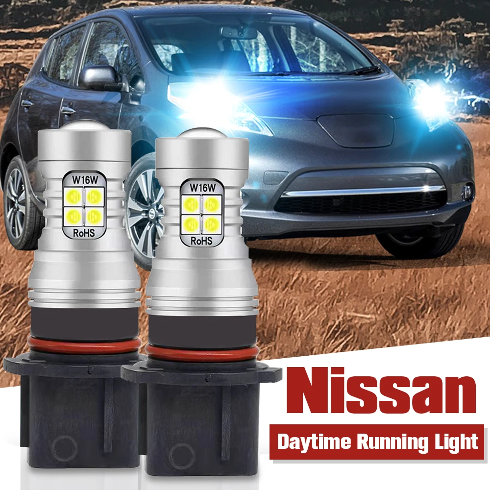 2pcs LED Daytime Running Light Bulb DRL Lamp P13W Canbus Error Free For Nissan Leaf ZE0 2010 2011 2012 2013 2014 2015 2016
2pcs LED Daytime Running Light Bulb DRL Lamp P13W Canbus Error Free For Nissan Leaf ZE0 2010 2011 2012 2013 2014 2015 2016