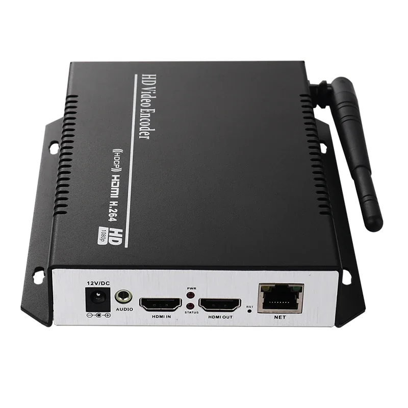 Кодировщик видео H.264 LAN HDMI HTTP RTSP RTMP UDP к IPTV прямой трансляции с WIFI HDMI кодировщик
Кодировщик видео H.264 LAN HDMI HTTP RTSP RTMP UDP к IPTV прямой трансляции с WIFI HDMI кодировщик