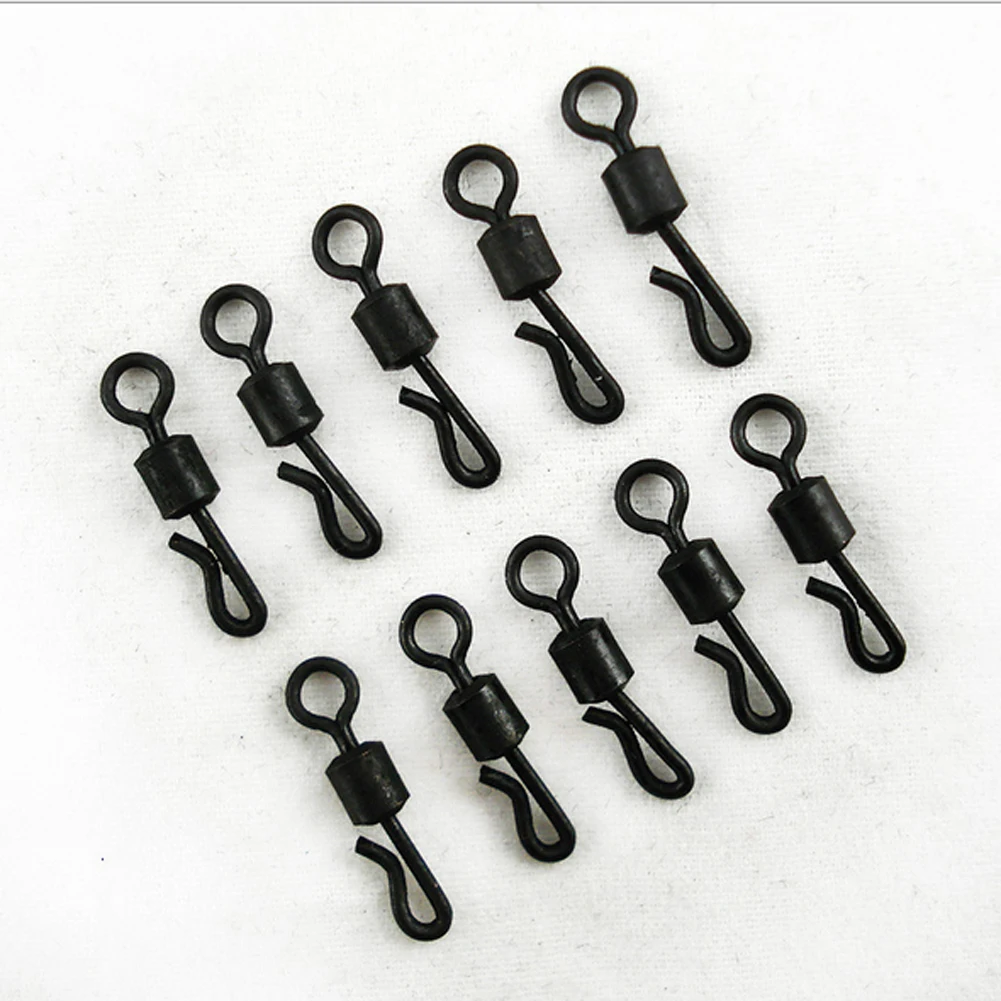 50/100 pcs Fishing Connector Bearing Swivel Q-Shaped Quick Change Swivels For Carp Fishing Terminal Tackle Accessories
50/100 pcs Fishing Connector Bearing Swivel Q-Shaped Quick Change Swivels For Carp Fishing Terminal Tackle Accessories