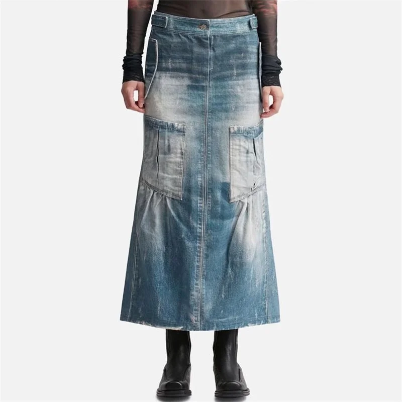 skirts for women 2023 Autumn New Korean Fashion Printed Women's Half length Skirt Vintage Pure Cotton Denim Skirt y2k Long Skirt
skirts for women 2023 Autumn New Korean Fashion Printed Women's Half length Skirt Vintage Pure Cotton Denim Skirt y2k Long Skirt
