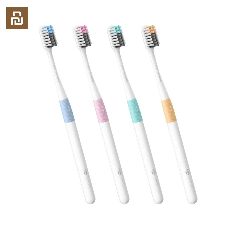 

4 цвета, зубная щетка Doctor Bei Pasteur, семейная упаковка, пара зубных щеток, импортный мягкий мех, пищевой материал с коробкой для зубной щетки