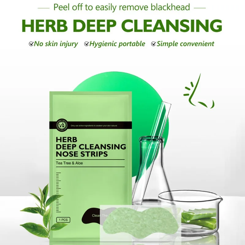 1PC Herb Nose Strips Deep Cleansing Pores Shrink Purifying Soft Smooth Exfoliating Blackhead Remove Tighten T Zone Oil Control
1PC Herb Nose Strips Deep Cleansing Pores Shrink Purifying Soft Smooth Exfoliating Blackhead Remove Tighten T Zone Oil Control