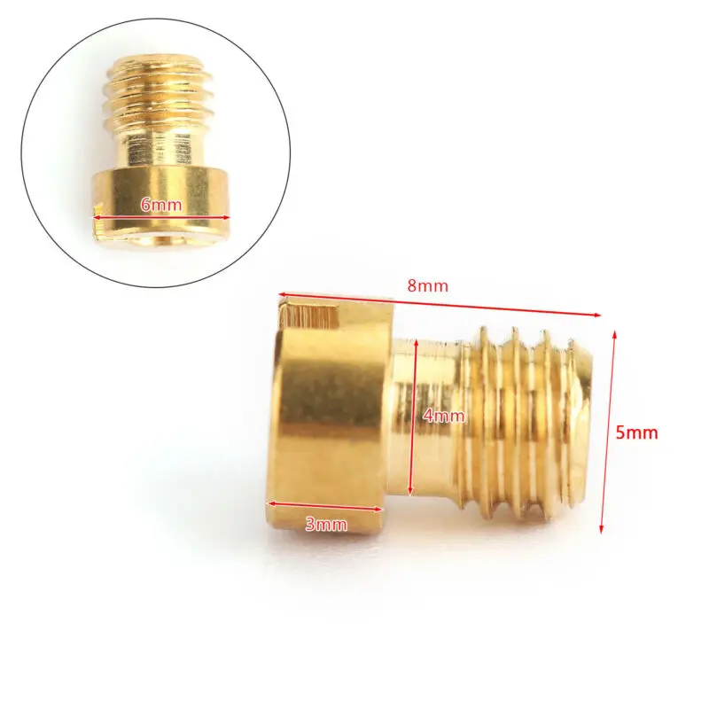 10Pcs Main Jet 82-105 For GY6 Motorcycle Round Head Scooter 4-stroke 50cc Carb Carburetor Accessories Durable New
10Pcs Main Jet 82-105 For GY6 Motorcycle Round Head Scooter 4-stroke 50cc Carb Carburetor Accessories Durable New