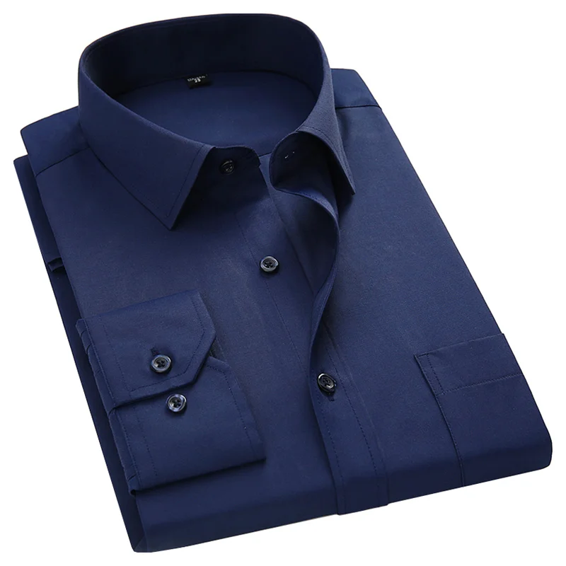 Plus Large Size 8XL 7XL Slim Fit Mens Business Casual Long Sleeved Shirt Classic White Black Dark Blue Male Social Dress Shirts
Plus Large Size 8XL 7XL Slim Fit Mens Business Casual Long Sleeved Shirt Classic White Black Dark Blue Male Social Dress Shirts