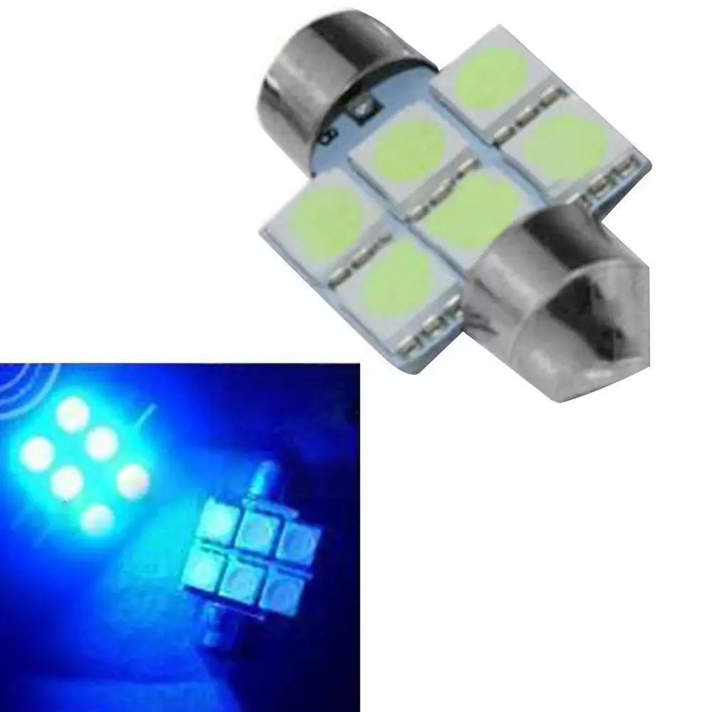 Ice Blue 6 Led Bulbs Door Light Registration Plate Lamp Car Interior Dome Lights 1.25" 31mm For Car Suv I1b5
Ice Blue 6 Led Bulbs Door Light Registration Plate Lamp Car Interior Dome Lights 1.25" 31mm For Car Suv I1b5