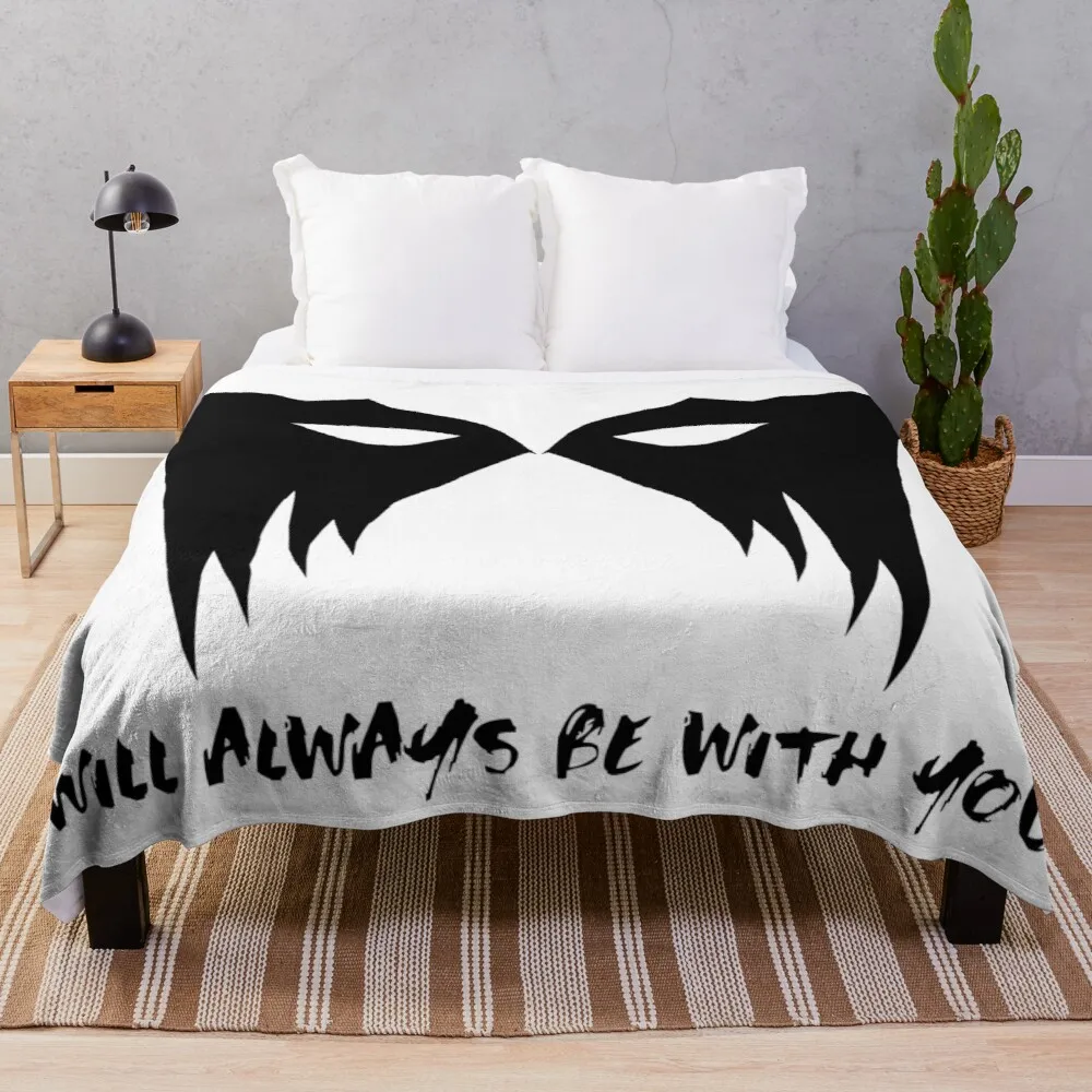 

I WILL ALWAYS BE WITH YOU - LEXA (black) Throw Blanket blankets for baby Throw Blanket for sofa thin