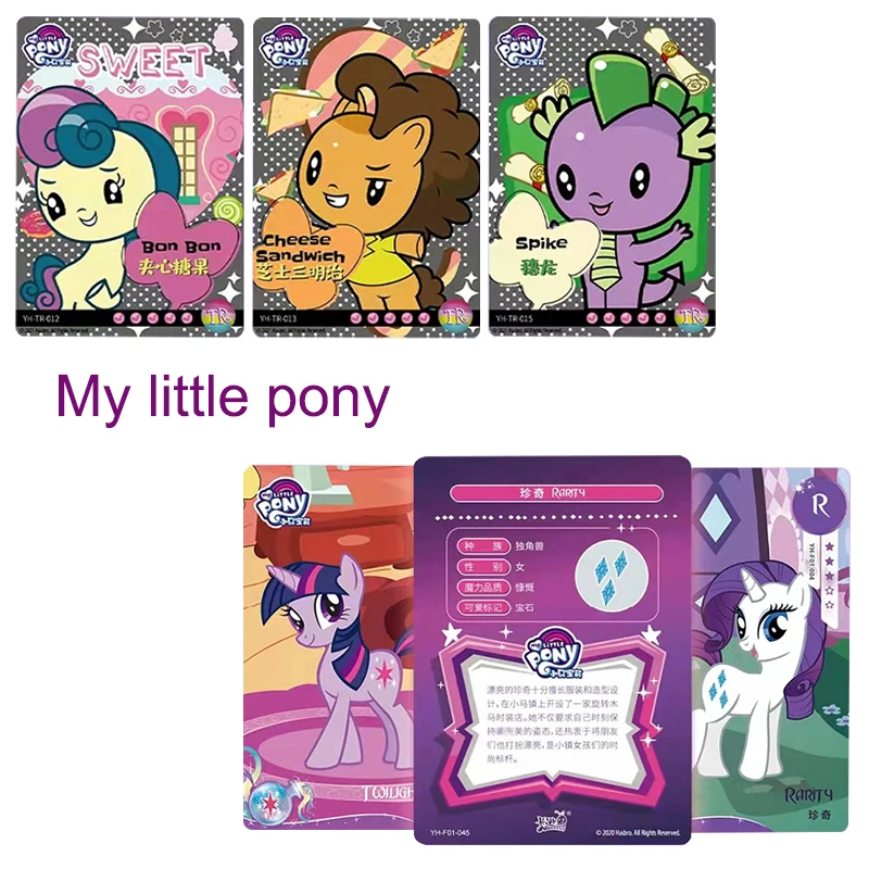 KAYOU Original My Little Pony Card Box Twilight Sparkle Rainbow Dash Applejack Rarity Pinkamena Diane Pie Transparent Flash Card
KAYOU Original My Little Pony Card Box Twilight Sparkle Rainbow Dash Applejack Rarity Pinkamena Diane Pie Transparent Flash Card