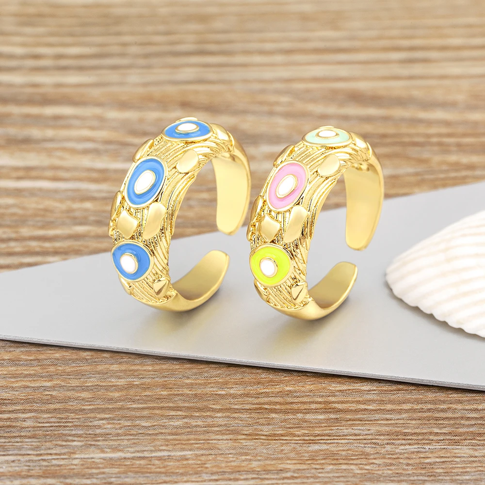 Nidin High Quality 6 Colors Open Adjustable Rings for Women Party Wedding Trendy Simple Geometric Accessories Jewelry Gift
Nidin High Quality 6 Colors Open Adjustable Rings for Women Party Wedding Trendy Simple Geometric Accessories Jewelry Gift