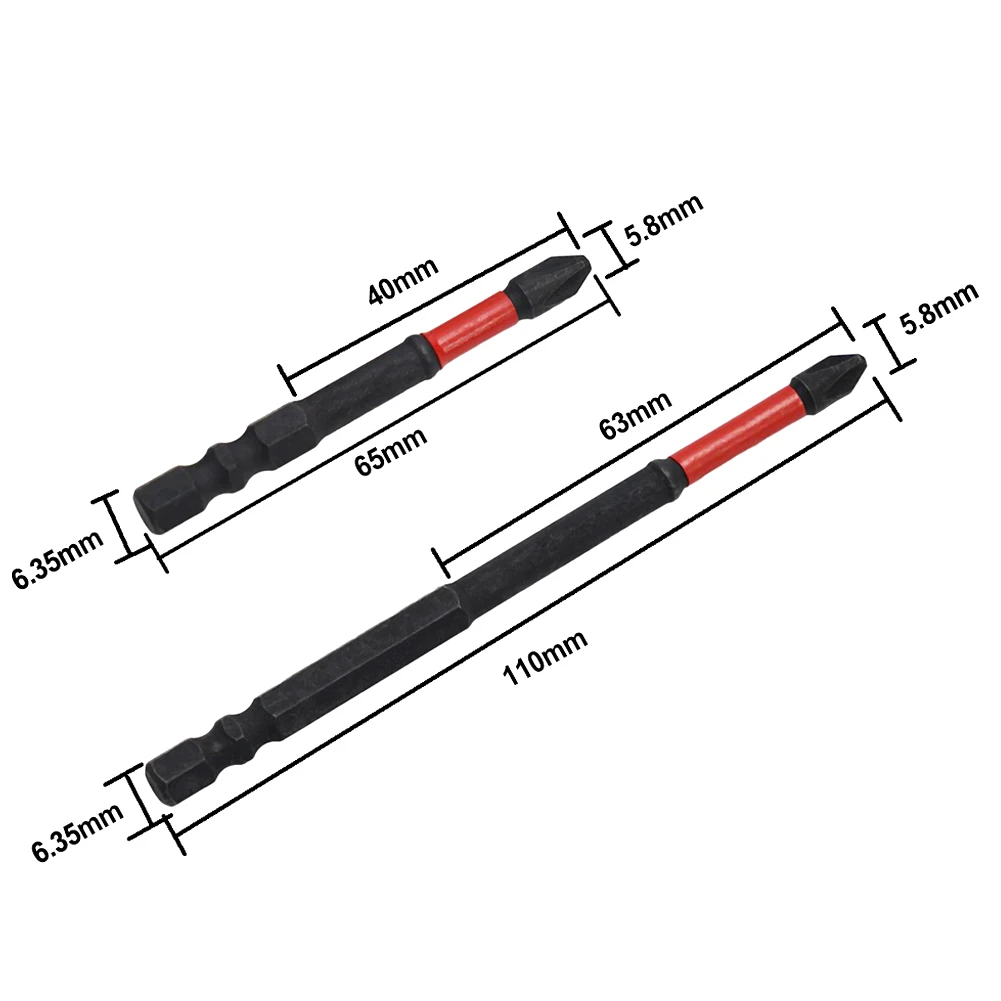 65mm 110mm Magnetic-Special Slotted Cross Screwdriver Bit Bit Batch Head Nutdrivers For Electrician Breakers FPH2 Hand Tools
65mm 110mm Magnetic-Special Slotted Cross Screwdriver Bit Bit Batch Head Nutdrivers For Electrician Breakers FPH2 Hand Tools