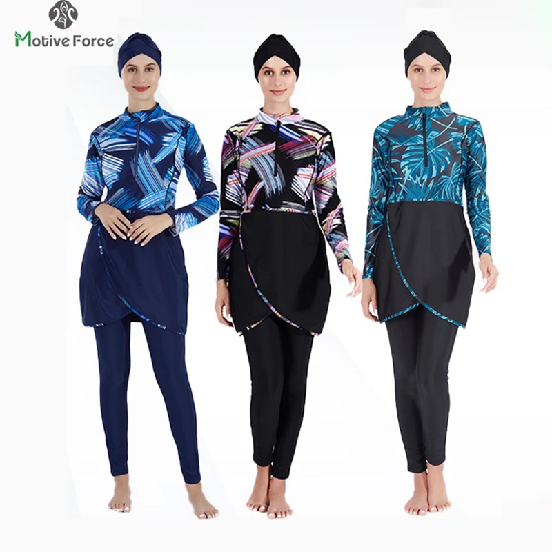Muslim Swimwear Modest Burkini Swimsuit For Women Hijab Swimming Suit Full Cover Ups Islamic Fashion Long Sleeve Swim Bathing
Muslim Swimwear Modest Burkini Swimsuit For Women Hijab Swimming Suit Full Cover Ups Islamic Fashion Long Sleeve Swim Bathing