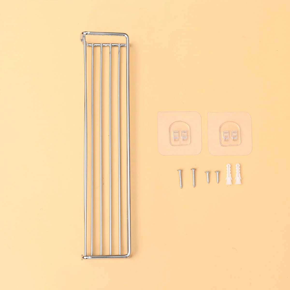 Настенный держатель для специй из нержавеющей стали, 2 шт., кухонный стеллаж для хранения, полка для приправ (серебристый)
Настенный держатель для специй из нержавеющей стали, 2 шт., кухонный стеллаж для хранения, полка для приправ (серебристый)