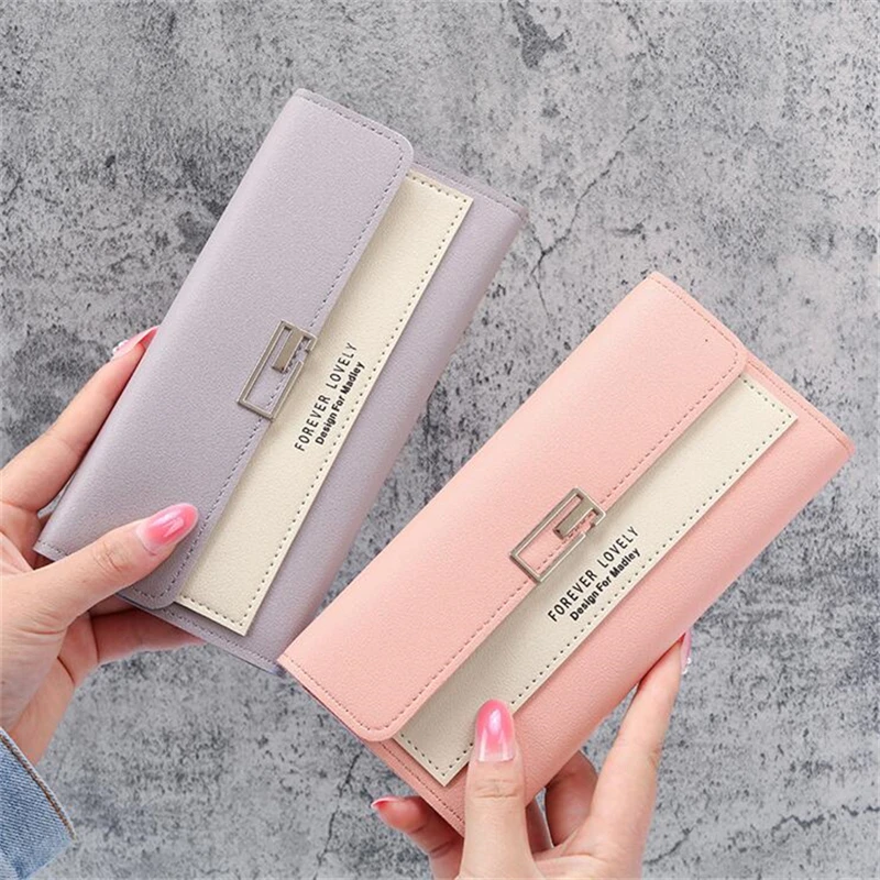 Long Women's Wallet Female Purses Ladies Coin Purse Card Holder Wallets Pu Leather Clutch Money Bag Purses Card Holder Carteira
Long Women's Wallet Female Purses Ladies Coin Purse Card Holder Wallets Pu Leather Clutch Money Bag Purses Card Holder Carteira