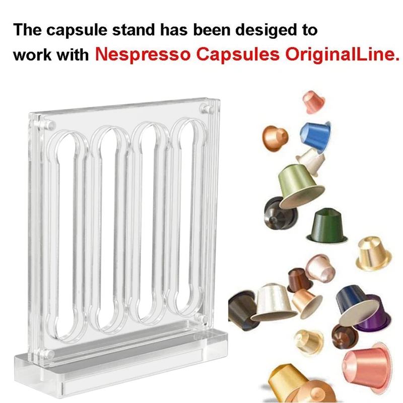 Acrylic Coffee Pods Holder For Nespresso Originalline, Coffee Capsules Storage Drawer Holder & Organizer (40 Pods)
Acrylic Coffee Pods Holder For Nespresso Originalline, Coffee Capsules Storage Drawer Holder & Organizer (40 Pods)