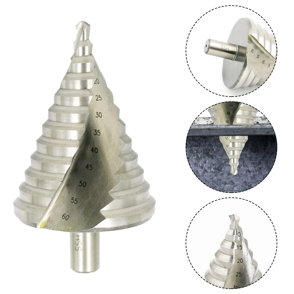 Cone Drill Drill Bits 6mm-60mm High Speed Steel Milling Cutter Pagoda Drill Bit Drilling Holes Tools For Cutting Holes
Cone Drill Drill Bits 6mm-60mm High Speed Steel Milling Cutter Pagoda Drill Bit Drilling Holes Tools For Cutting Holes