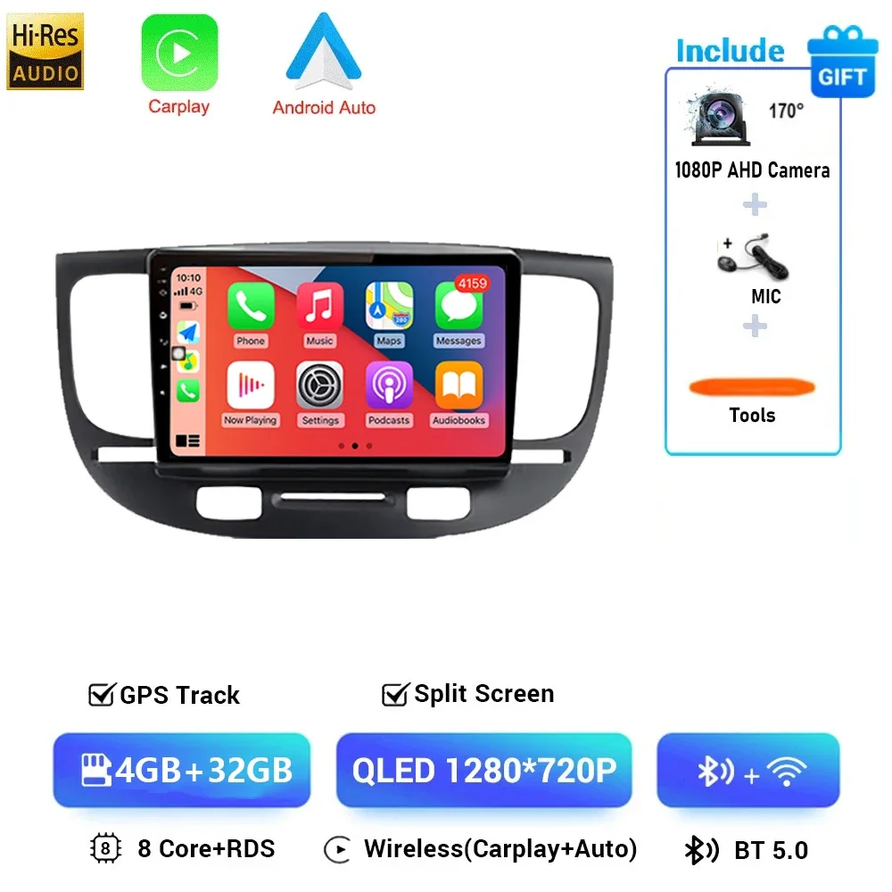 Автомобильный радиоприемник Carplay Android 16 для Kia RiO 2 RIO 2 2005-2011, мультимедийный видеоплеер, навигация, GPS, стерео головное устройство, авто 2DIN DVD
Автомобильный радиоприемник Carplay Android 16 для Kia RiO 2 RIO 2 2005-2011, мультимедийный видеоплеер, навигация, GPS, стерео головное устройство, авто 2DIN DVD