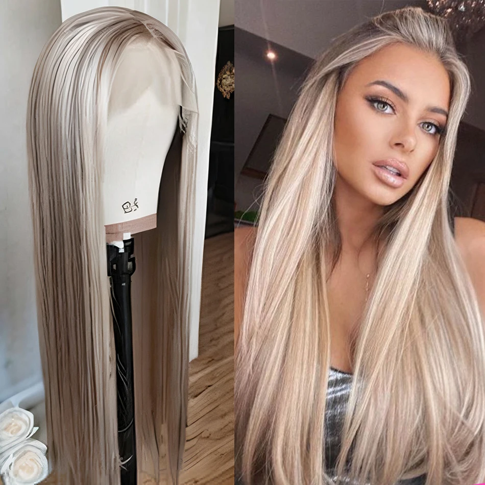 P18 613 Original Bone Straight Human Hair Wig 40 Inch Blonde Hghlight HD Lace Front Wig Glueless 13X4 Lace Frontal Wig For Women 
P18 613 Original Bone Straight Human Hair Wig 40 Inch Blonde Hghlight HD Lace Front Wig Glueless 13X4 Lace Frontal Wig For Women