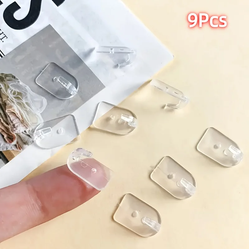 Мини-крючки самоклеящиеся набор из 9 штук
Мини-крючки самоклеящиеся набор из 9 штук