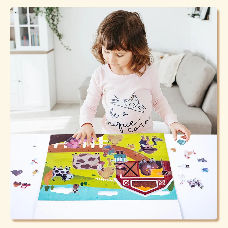 Children's Mute Book Stickers Early Education Puzzle Montessori Teaching Aids Toys Static Stickers Busy Book Gifts Learning Toys
Children's Mute Book Stickers Early Education Puzzle Montessori Teaching Aids Toys Static Stickers Busy Book Gifts Learning Toys