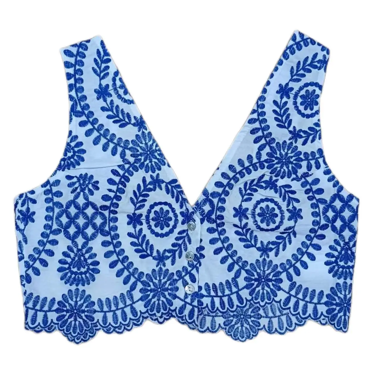 Embroidered Crop Top Women Summer 2023 New Clothing Short Tank Vest Modern Girl Waistcoat Wears
Embroidered Crop Top Women Summer 2023 New Clothing Short Tank Vest Modern Girl Waistcoat Wears