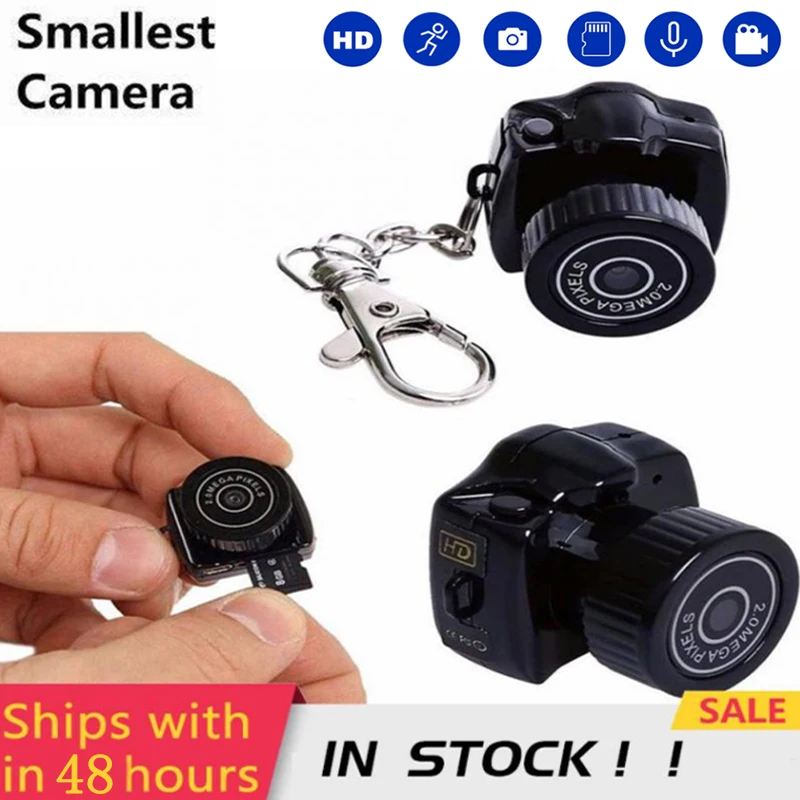 

Tiny Mini Camera HD Video Audio Recorder Webcam Y2000 Camcorder Small DV DVR Security Secret Nanny Car Sport Micro Cam With Mic