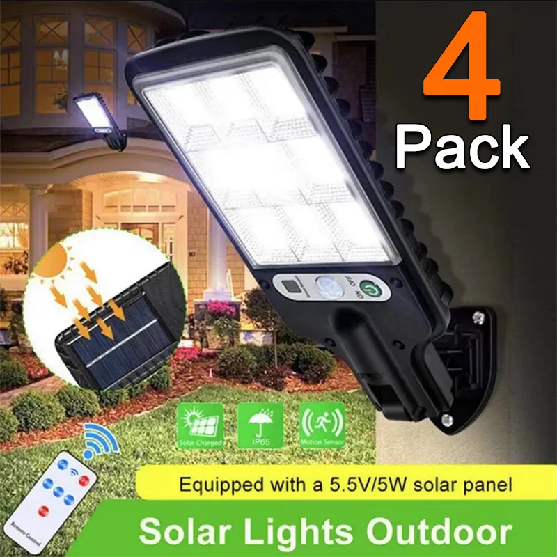 Solar Street Lights Outdoor Solar Lamp With 3 Light Mode Waterproof Motion Sensor Security Lighting for Garden Patio Path Yard
Solar Street Lights Outdoor Solar Lamp With 3 Light Mode Waterproof Motion Sensor Security Lighting for Garden Patio Path Yard