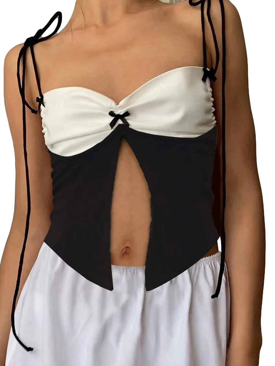 Nituyy Sexy Lace Cami Top Y2k Low Cut Open Front Crop Vest Tank Tops Spaghetti Strap Summer Top B Black Small
Nituyy Sexy Lace Cami Top Y2k Low Cut Open Front Crop Vest Tank Tops Spaghetti Strap Summer Top B Black Small