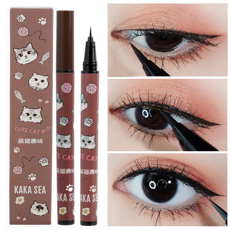 Ultra Thin Smooth Matte Liquid Eyeliner Waterproof Non Smudging Long Lasting Black Brown Lying Silkworm Eye Liner Eyes Makeup
Ultra Thin Smooth Matte Liquid Eyeliner Waterproof Non Smudging Long Lasting Black Brown Lying Silkworm Eye Liner Eyes Makeup