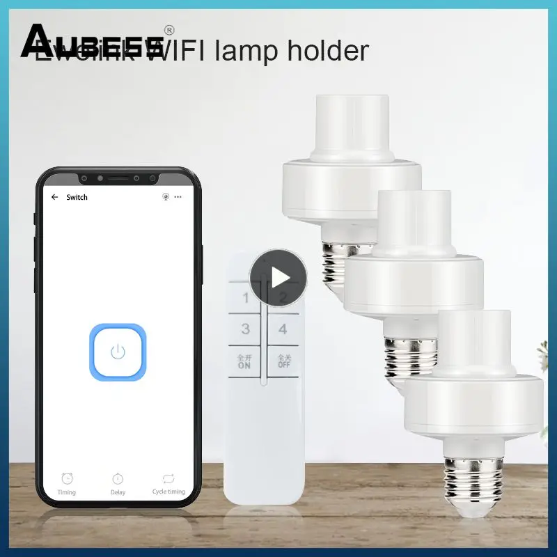 Light Bulb Hands-free Voice Control Wireless Smart Lamp Holder 90-250v E27 E26 Wifi Smart Light Bulb Adapter Smart Home
Light Bulb Hands-free Voice Control Wireless Smart Lamp Holder 90-250v E27 E26 Wifi Smart Light Bulb Adapter Smart Home