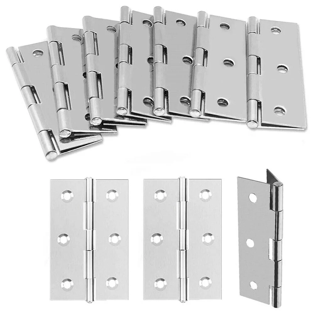 10pcs Door Hinges Ball Bearing Butt Stainless Steel Hinge 7.5 X 5 Cm Wooden Box Studio Office Mini Hinge Furniture Hardware
10pcs Door Hinges Ball Bearing Butt Stainless Steel Hinge 7.5 X 5 Cm Wooden Box Studio Office Mini Hinge Furniture Hardware