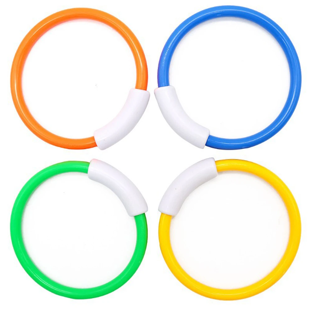 4pcs Dive Rings Kids Underwater Diving Toys Dive Ring Swimming Pool Children Toy Game Multiple Play For Child Water Equipment
4pcs Dive Rings Kids Underwater Diving Toys Dive Ring Swimming Pool Children Toy Game Multiple Play For Child Water Equipment