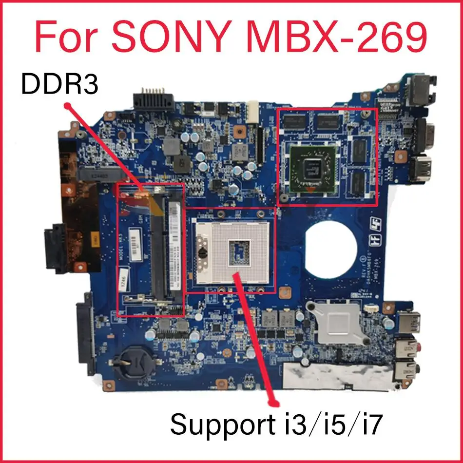 

DA0HK5MB6F0 Mainboard FOR SONY HK5 SVE151D11L SVE151 MBX-269 Laptop motherboard With HM76 Support i3/i5/i7 DDR3 with Heatsink