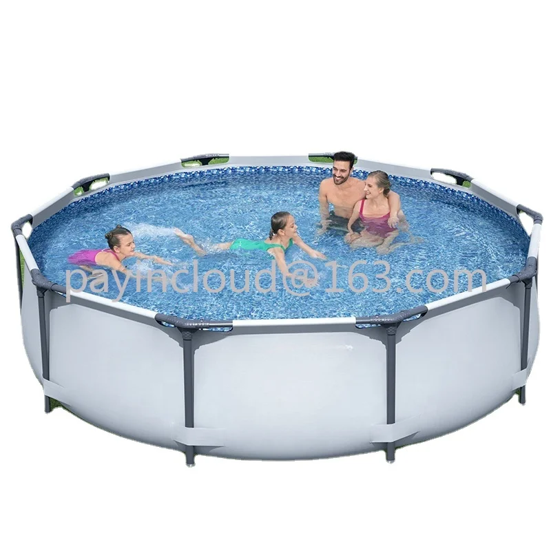 Gartenpool for Family Steel Frame Swimming Pool with Filter Pump Pool Bestway 56408 Above Ground Pool Easy Assemble Round
Gartenpool for Family Steel Frame Swimming Pool with Filter Pump Pool Bestway 56408 Above Ground Pool Easy Assemble Round