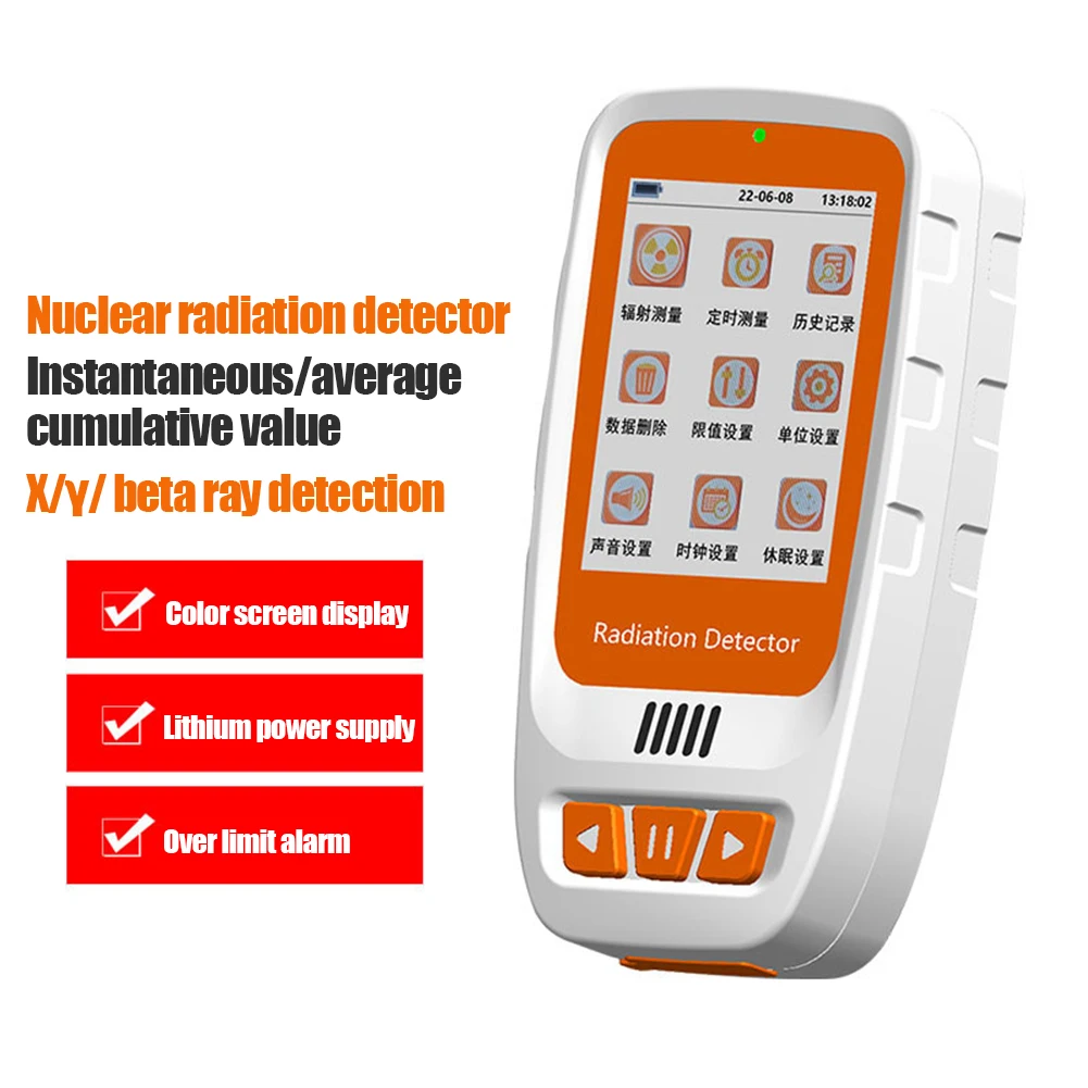 HFS-20 Electromagnetic Radiation Tester Geiger Counter Nuclear Radiation Tester LCD Display X Y Rays Radioactive Tester
HFS-20 Electromagnetic Radiation Tester Geiger Counter Nuclear Radiation Tester LCD Display X Y Rays Radioactive Tester