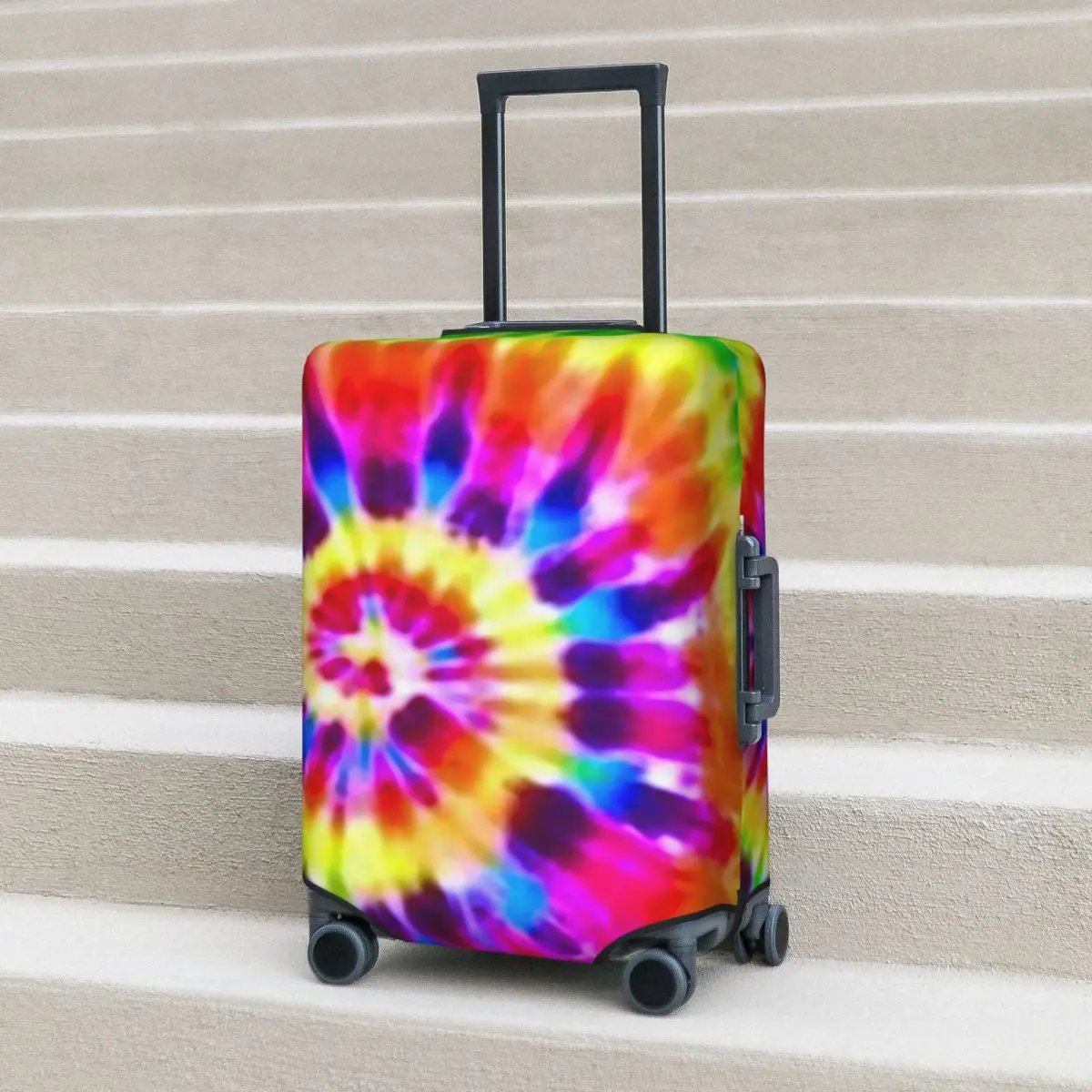 Чехол для чемодана Rainbow Tie Dye Psychedelic Supernova, Практичная защита бизнеса, аксессуары для багажа, полет
Чехол для чемодана Rainbow Tie Dye Psychedelic Supernova, Практичная защита бизнеса, аксессуары для багажа, полет