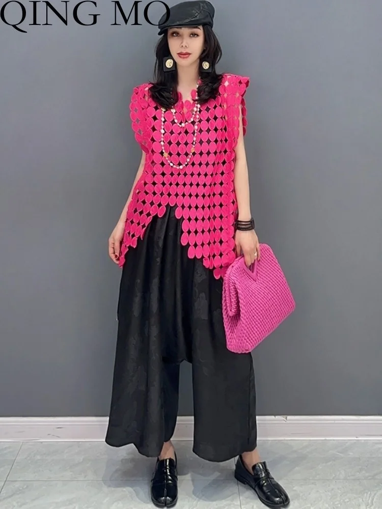 QING MO 2023 Summer New Korean Fashion Sleeveless Polka Dot Hollow Out Single Top Women Black Red Versatile Female ZXF2682
QING MO 2023 Summer New Korean Fashion Sleeveless Polka Dot Hollow Out Single Top Women Black Red Versatile Female ZXF2682