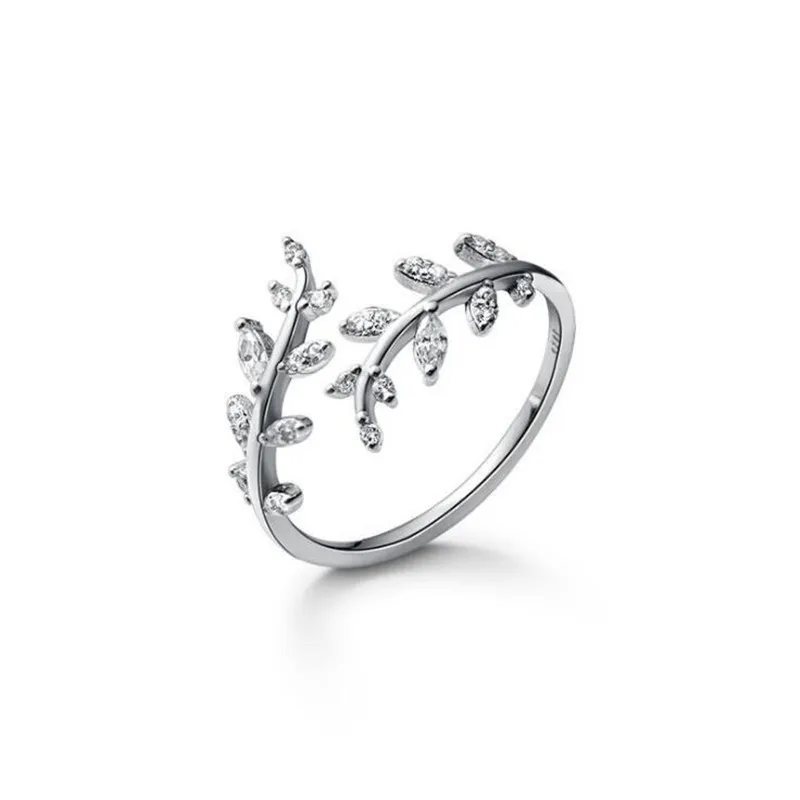 Wedding Solid 925 Sterling Silver Needle Cubic Zirconia Leaves New Adjustable Rings For Women Sterling-Silver Needle-Jewelry
Wedding Solid 925 Sterling Silver Needle Cubic Zirconia Leaves New Adjustable Rings For Women Sterling-Silver Needle-Jewelry