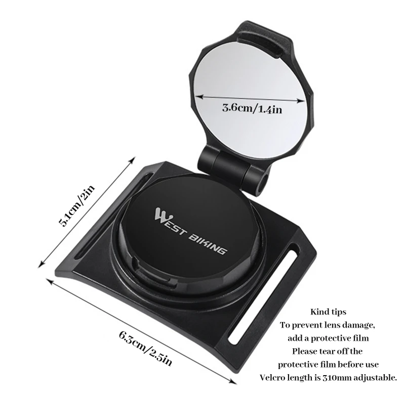 Регулируемое Велосипедное Зеркало заднего вида, на руль 
Регулируемое Велосипедное Зеркало заднего вида, на руль