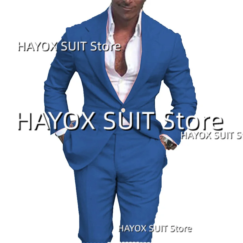 Men's Suit 2 Piece Point Lapel One Button Casual Jacket Pants Prom Wedding Groomsmen Set Tuxedo
Men's Suit 2 Piece Point Lapel One Button Casual Jacket Pants Prom Wedding Groomsmen Set Tuxedo