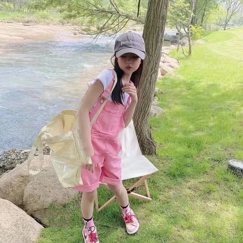Girls Pink Overalls Shorts Summer Casual Style Overalls Cotton Cloth Suspender Shorts Soft Sweat-absorbent Children's Pants
Girls Pink Overalls Shorts Summer Casual Style Overalls Cotton Cloth Suspender Shorts Soft Sweat-absorbent Children's Pants