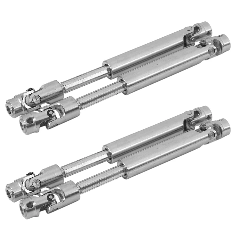 JABS 4Pcs Scx10 Steel Universal Drive Shaft With Cvd 110-155Mm For 1/10 Scale Models Rc Car Axial Crawler Tf2 Trx4
JABS 4Pcs Scx10 Steel Universal Drive Shaft With Cvd 110-155Mm For 1/10 Scale Models Rc Car Axial Crawler Tf2 Trx4