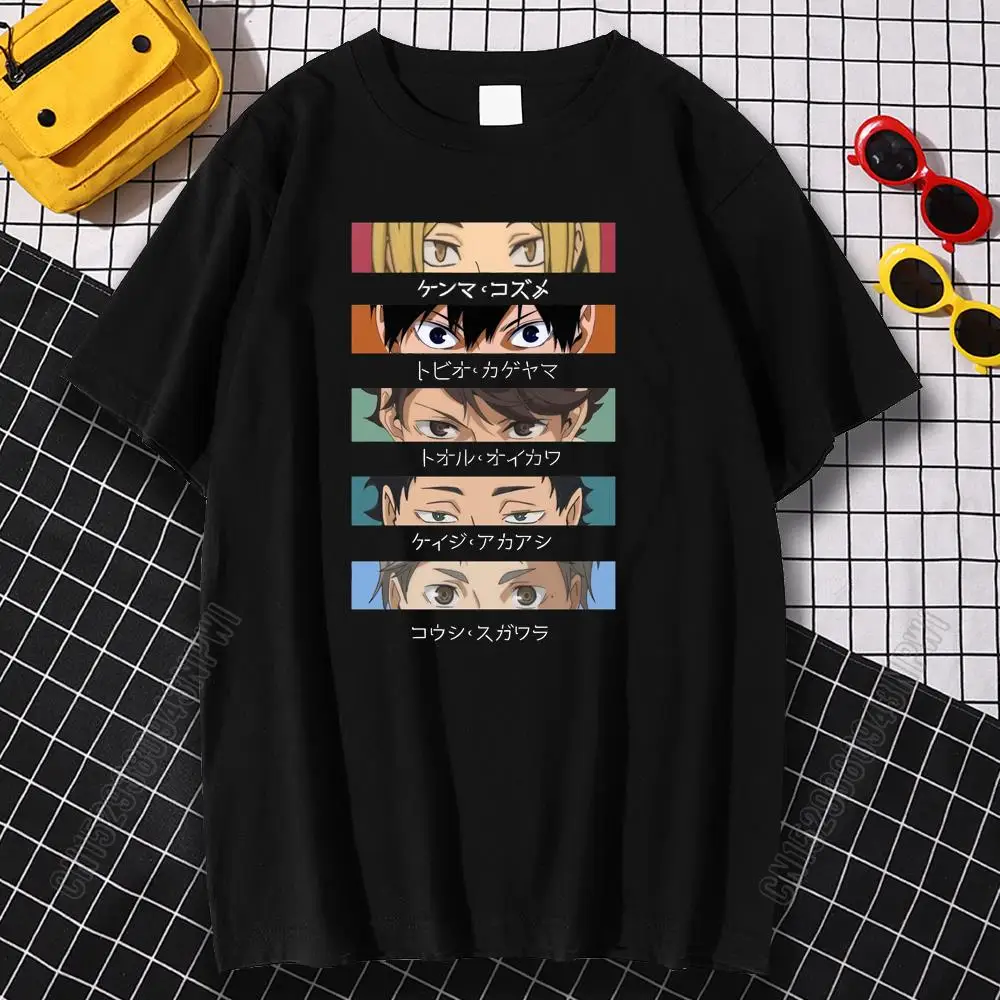 Anime Haikyuu Print T Shirt Man Summer 100% Cotton Casual Top Tee 2021 Spring Japan Manga Loose Hip Hop Streetwear T-Shirt Mens
Anime Haikyuu Print T Shirt Man Summer 100% Cotton Casual Top Tee 2021 Spring Japan Manga Loose Hip Hop Streetwear T-Shirt Mens