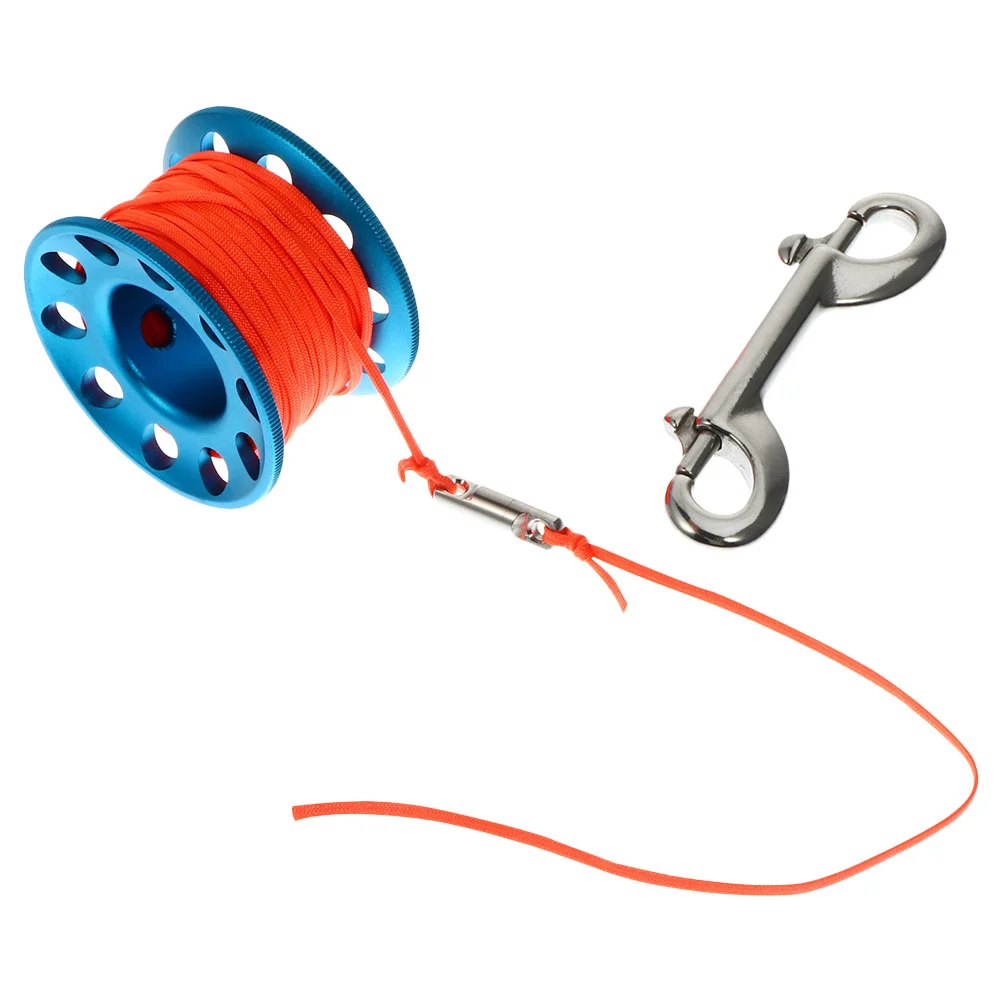 

Diving Reel Spool Finger Scuba Buoy Linecave Accessories Holder Supplies Rope Guide Clip Snap Tool Underwater Dive Small