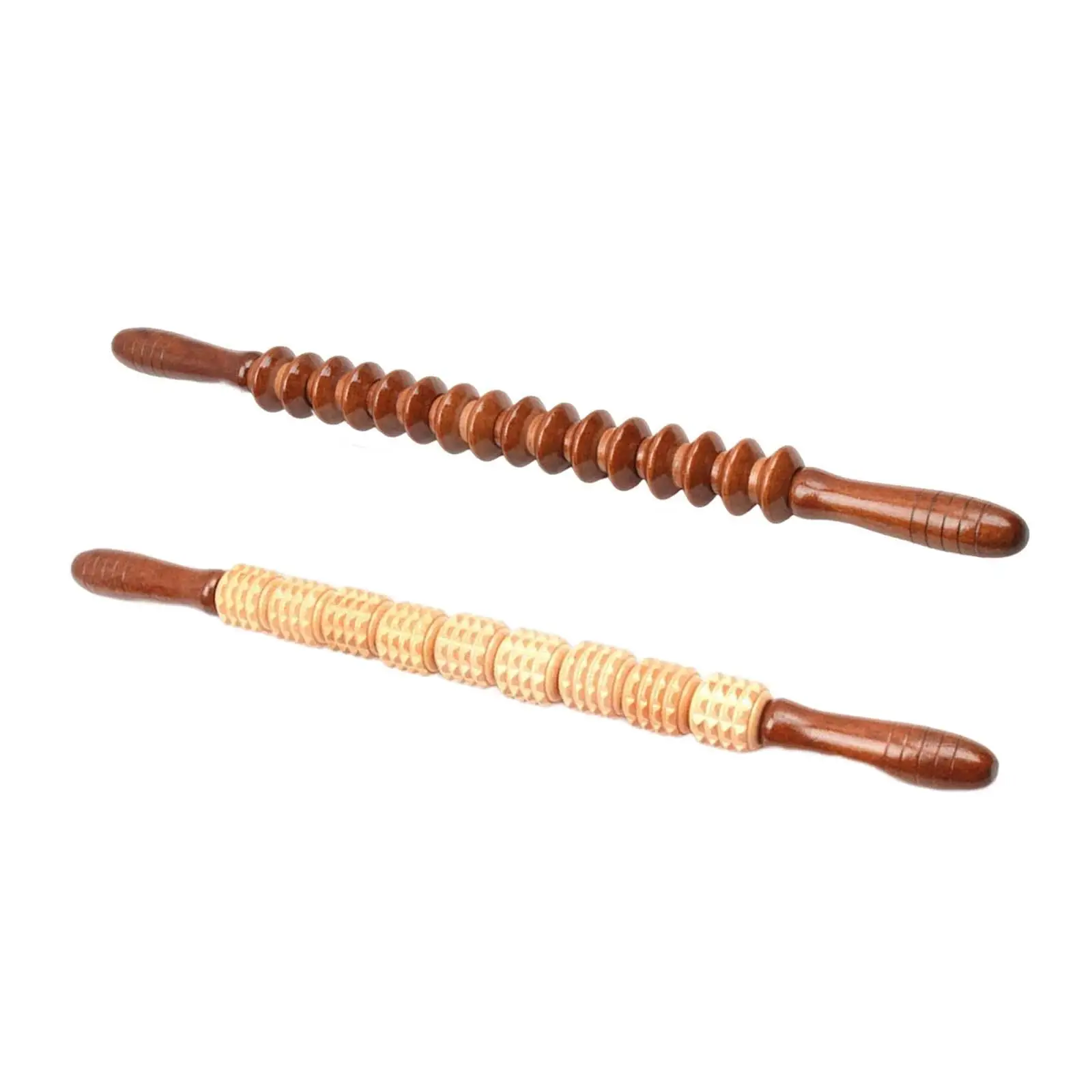 

Manual Wooden Massage Roller Sticks Cellulite Rollers for Muscle Thigh Relax