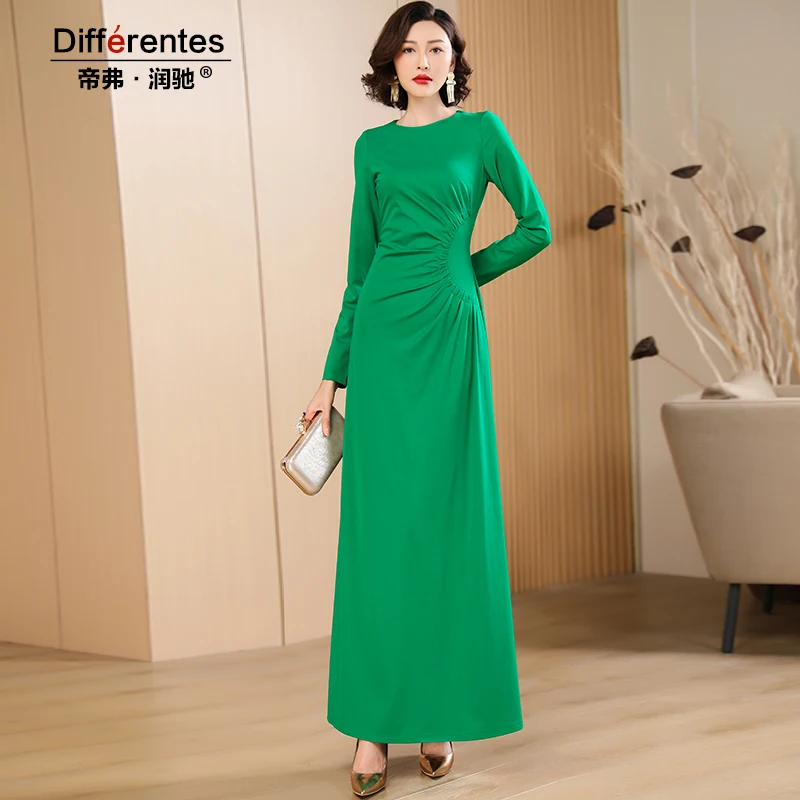 Spring Autumn Pencil Dress Office Lady A-line Dress Split Slim Cut Straight Dress Slim Fit Bodycon Dress Long Sleeve Green Dress
Spring Autumn Pencil Dress Office Lady A-line Dress Split Slim Cut Straight Dress Slim Fit Bodycon Dress Long Sleeve Green Dress