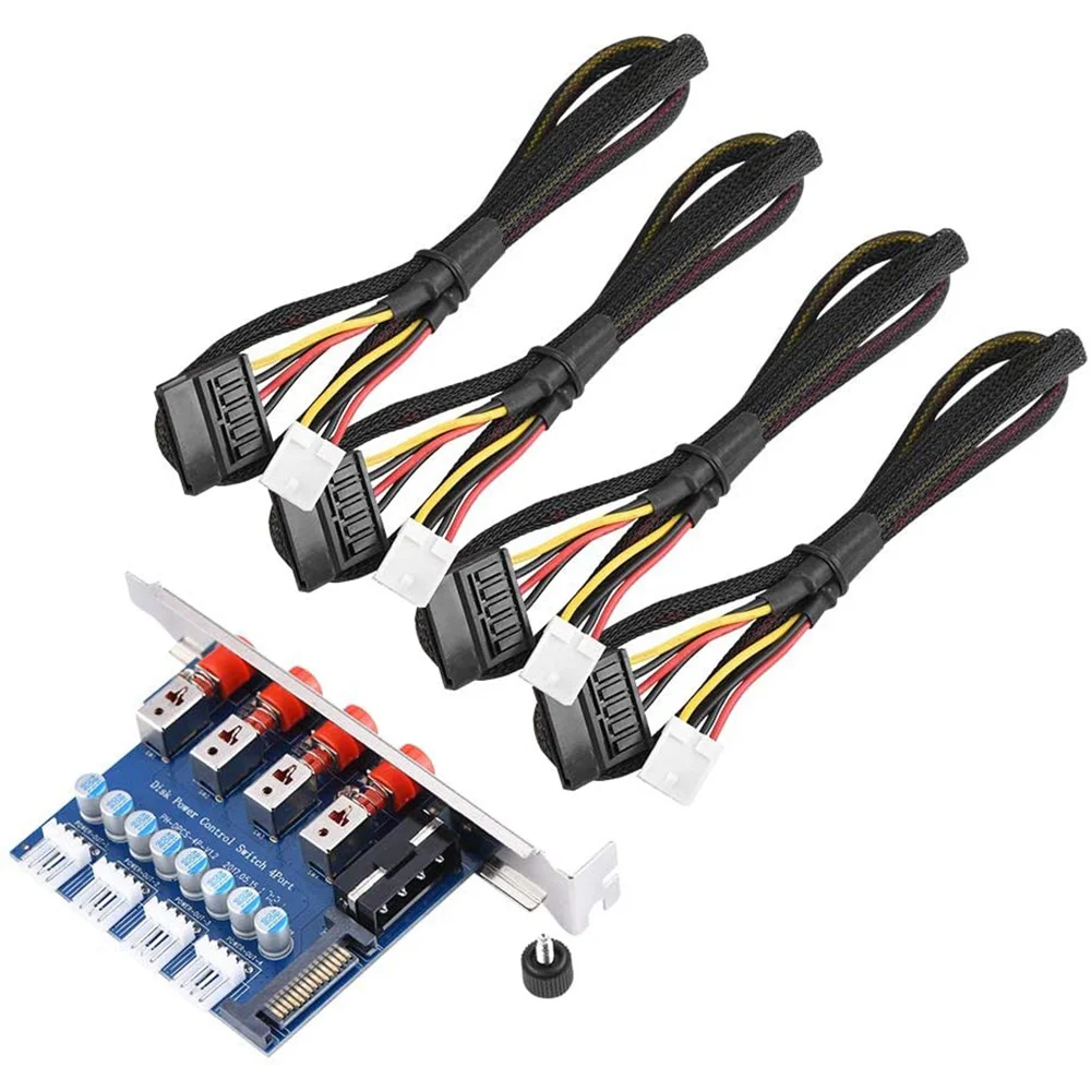 HDD Power Control Switch Hard Drive Selector SATA Drive Switcher for Desktop PC Computer
HDD Power Control Switch Hard Drive Selector SATA Drive Switcher for Desktop PC Computer